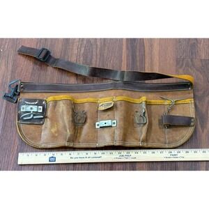 NOS‎ Action Leathercraft Leather Kangaroo Toolbelt 40' K-428 Hippie BoHo